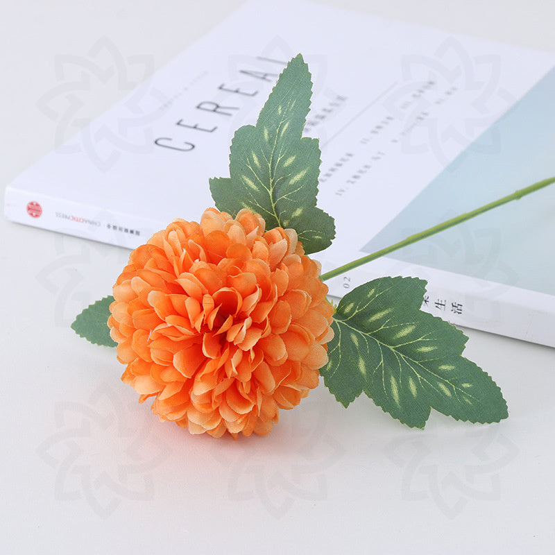11 Inch Chrysanthemum Stems 10 Pcs Faux Silk Kiku Flowers Bulk