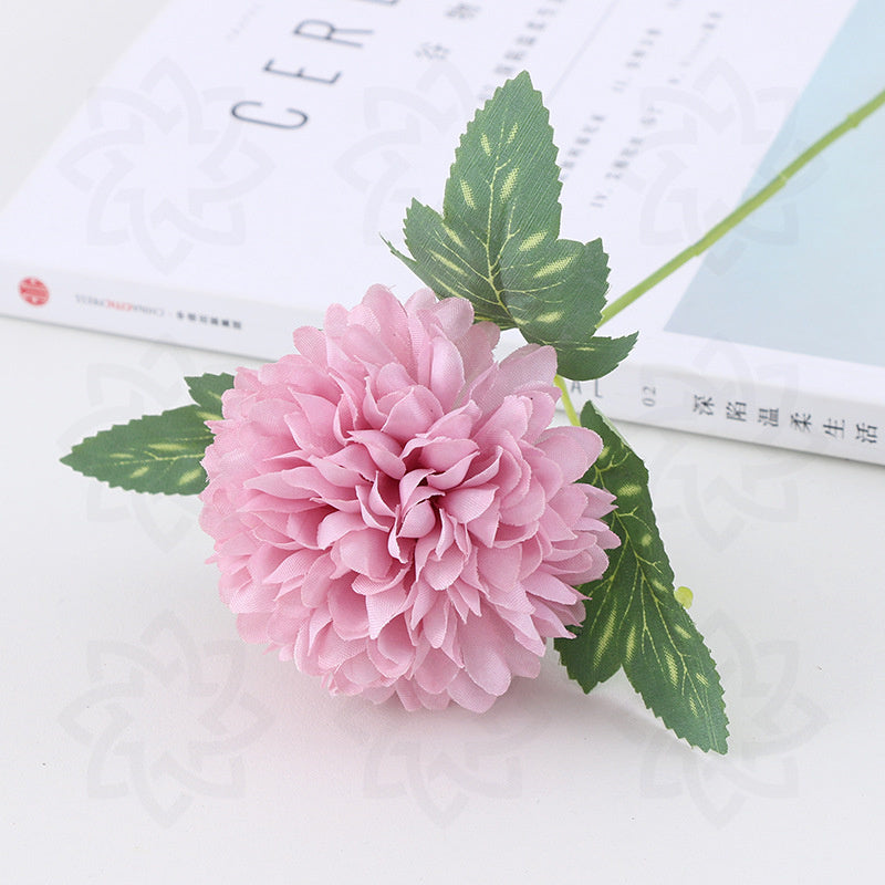 11 Inch Chrysanthemum Stems 10 Pcs Faux Silk Kiku Flowers Bulk