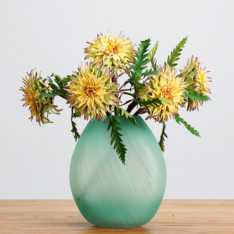 14.5 Inch Artificial Cirsii Herba Stems 10 Pcs Bulk Wedding Home Decor