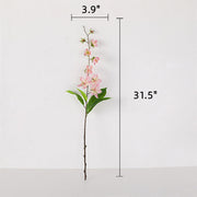 31.5 Inch Artificial Clerodendrum Stem 1 Pc Extra Blossom Real Touch Spring Flower