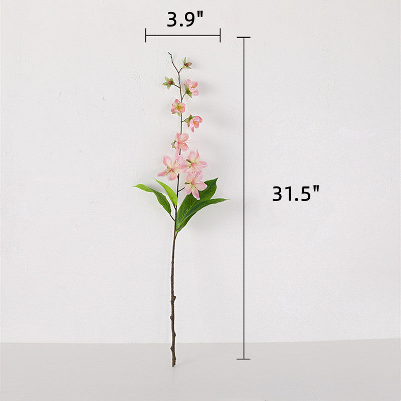 31.5 Inch Artificial Clerodendrum Stem 1 Pc Extra Blossom Real Touch Spring Flower