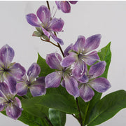 31.5 Inch Artificial Clerodendrum Stem 1 Pc Extra Blossom Real Touch Spring Flower