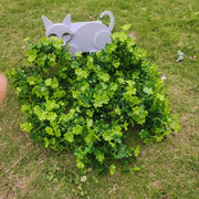 10 Pcs Artificial St. Patrick’s Day Clover Plants UV Resistant Outdoor Lucky Green Foliage