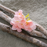 5 Pcs Artificial Hydrangea Flower Heads Clusters for Crafts Wall Panels Boutonniere