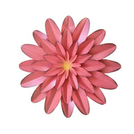 Commercial Venue Iron Floral Wall Decor - 11.8x11.8x1in Hanging Backdrop Piece