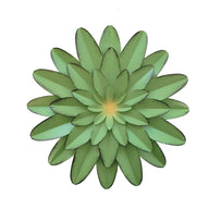 Commercial Venue Iron Floral Wall Decor - 11.8x11.8x1in Hanging Backdrop Piece