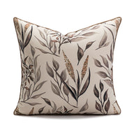 Commercial Venue Light Luxury Retro Khaki Cushion Cover - 17.7x17.7in (Insert Not Included)