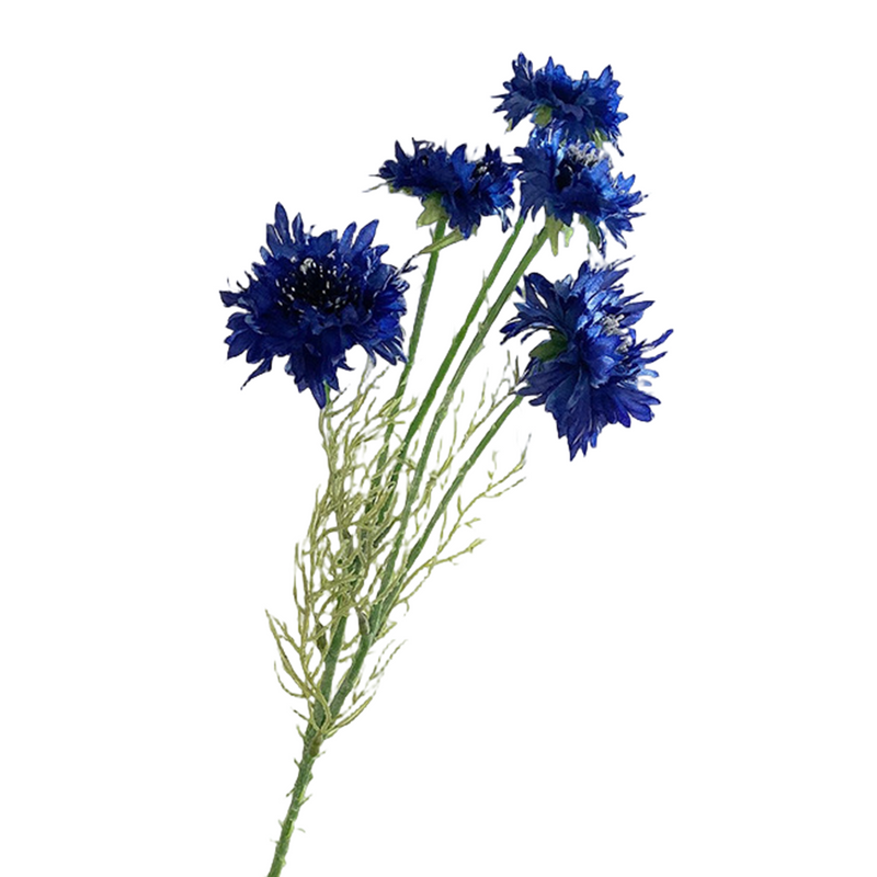 22 Inch Artificial Silk Cornflower Stems Spray Bulk Quantity