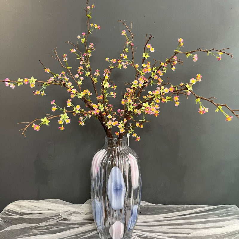 35 Inch Wax Flower Blossom Branch Chamelaucium Uncinatum Silk Artificial Flowers Bulk Quantity
