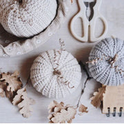 6 Inch Crochet Pumpkin 1 Pc Hand Knit Home Accent Decorative Autumn Decor