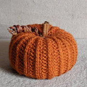 6 Inch Crochet Pumpkin 1 Pc Hand Knit Home Accent Decorative Autumn Decor
