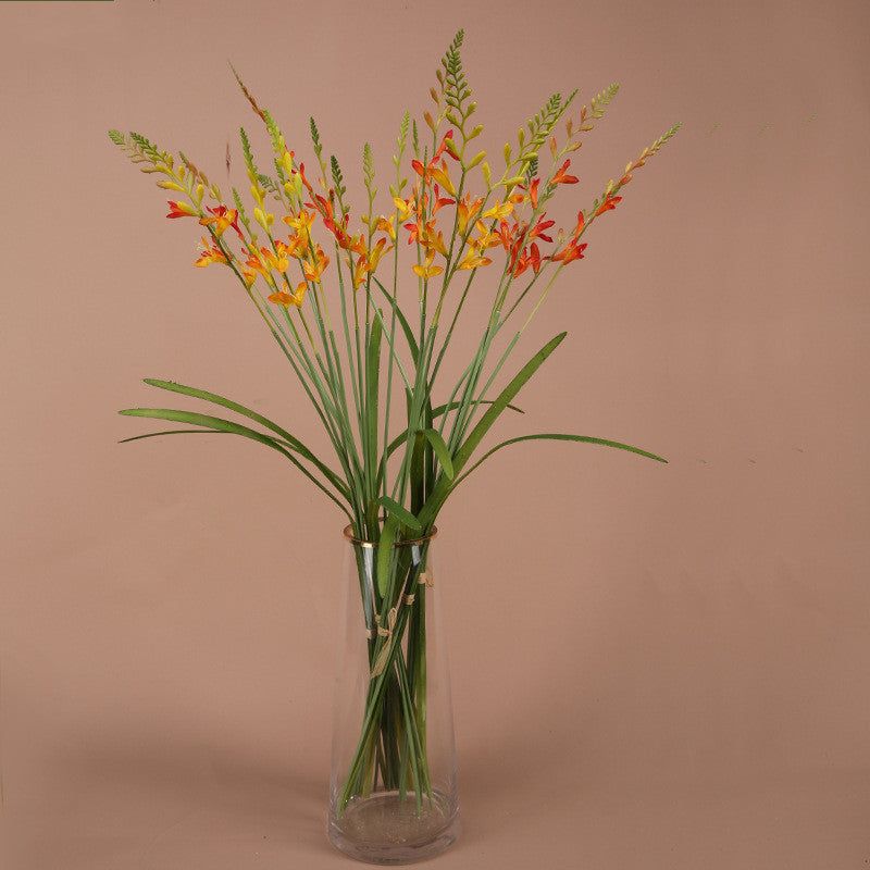 29.5 Inch Artificial Silk Crocosmia Stems Bulk Quantity