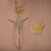 29.5 Inch Artificial Silk Crocosmia Stems Bulk Quantity