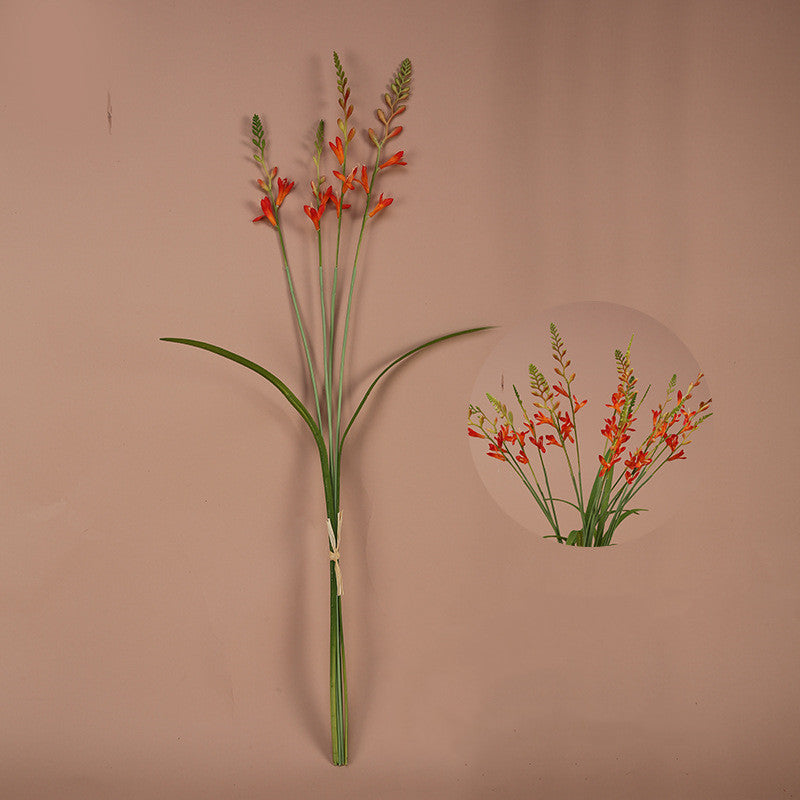 29.5 Inch Artificial Silk Crocosmia Stems Bulk Quantity