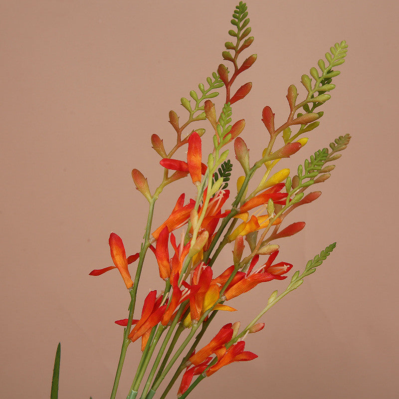 29.5 Inch Artificial Silk Crocosmia Stems Bulk Quantity