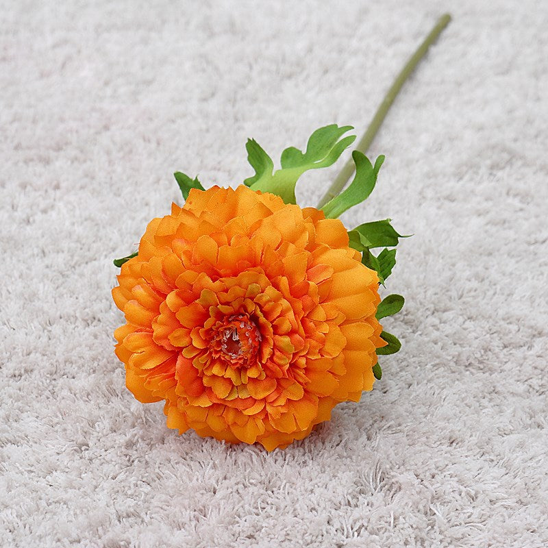 13 Inch Artificial Mum Stems 10 Pcs Fall Flowers Bulk Silk