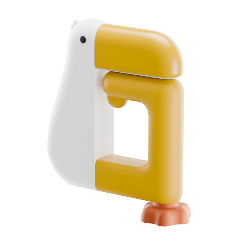 Cute Thinking Duck Bag Hook, Adjustable Desk Edge Hook for Bags & Accessories