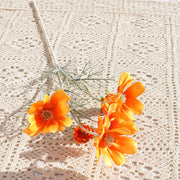 24 Inch Artificial Silk Calliopsis Flowers 10 Pcs Autumn Plant Arrangements
