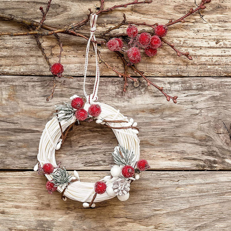 2 Pack Rattan Wreath Frames for DIY Crafts, Colorful, Bulk Wholesale