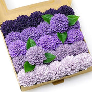 Artificial Dahlia Flowers 50 Pcs with Stem 1970s Theme Wedding Floral Bulk for Centerpieces Arrangements