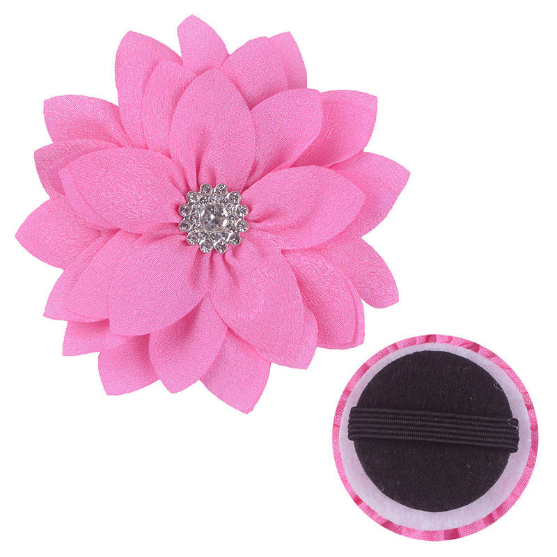 16 Pcs Artificial Silk Catte Flowers for Pet Dog Collar Bow Ties Bulk Pack