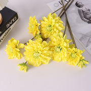 26.7 Inch Retro Dahlia Spray Branch 1 Pc Artificial Silk Flower Stem