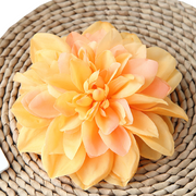 5 Inch Artificial Dahlia Flower Heads with Detachable Stems, Bulk Quantity