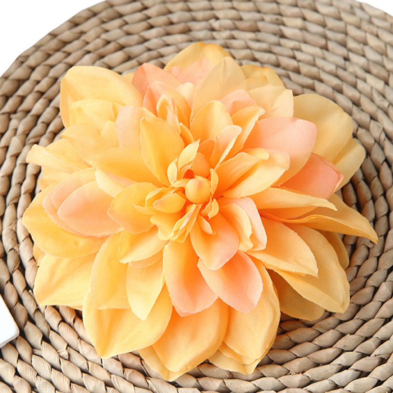 5 Inch Artificial Dahlia Flower Heads with Detachable Stems, Bulk Quantity