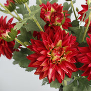 24 Inch Real Touch Dahlia Artificial Silk Flower Stem for Wedding and Home Decor
