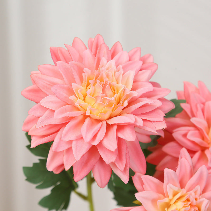 20 Inch Artificial Dahlia Stem Spray, Silk Flowers, Bulk Wholesale, 1 Stem