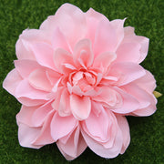 5 Inch Artificial Dahlia Flower Heads with Detachable Stems, Bulk Quantity
