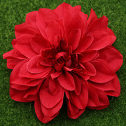 5 Inch Artificial Dahlia Flower Heads with Detachable Stems, Bulk Quantity