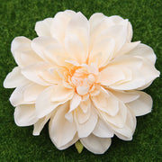 5 Inch Artificial Dahlia Flower Heads with Detachable Stems, Bulk Quantity