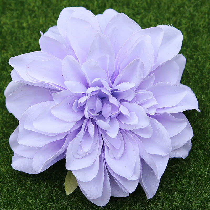5 Inch Artificial Dahlia Flower Heads with Detachable Stems, Bulk Quantity