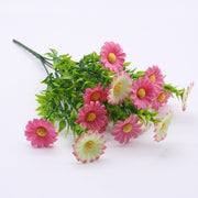 Artificial Daisy Flowers 50 Pcs UV Resistant Outdoor Shrubs Bulk Silk Plants