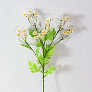 21 Inch Artificial Silk Daisy Spray Branches Chamomile Flowers, 1 Stem