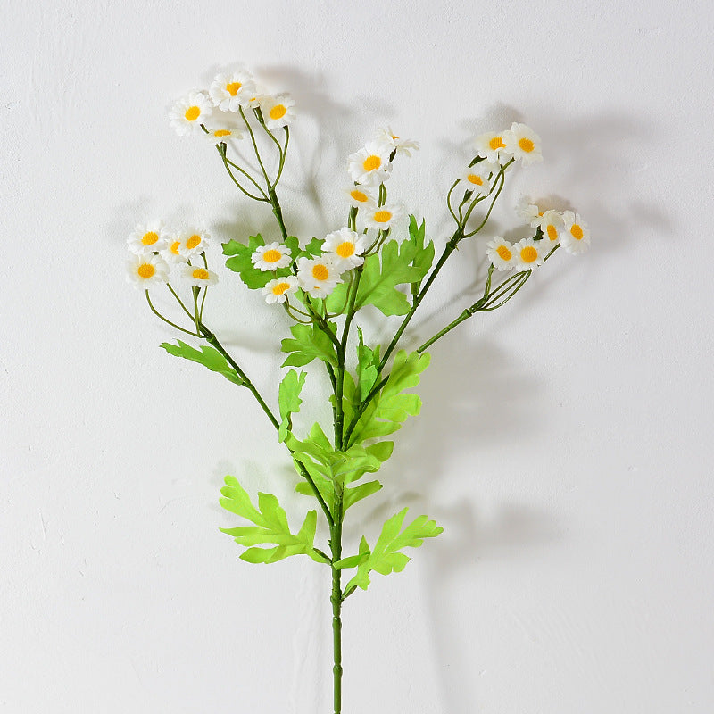 21 Inch Artificial Silk Daisy Spray Branches Chamomile Flowers, 1 Stem