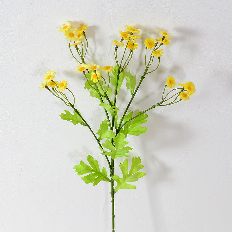 21 Inch Artificial Silk Daisy Spray Branches Chamomile Flowers, 1 Stem