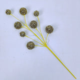 19.68 Inch Dandelion Bouquet with 8 Flower Balls - Artificial Flower Arrangement, Perfect for Christmas Decorations, Home Decor & Holiday Gatherings