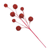19.68 Inch Dandelion Bouquet with 8 Flower Balls - Artificial Flower Arrangement, Perfect for Christmas Decorations, Home Decor & Holiday Gatherings