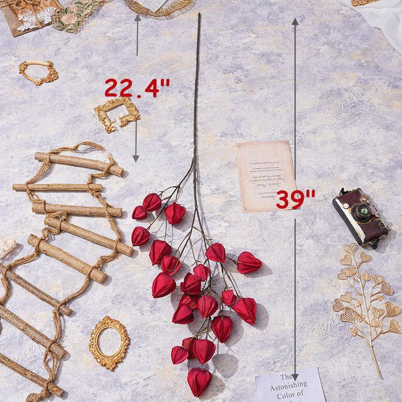 39 Inch Artificial Dangling Fruit Vine Lantern Flower Stem Bulk for Wedding Party