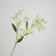 27.5 Inch Artificial Daphne Flowers Bouquet, Yellow and White, Spring Floral Arrangement, Bulk Wholesale