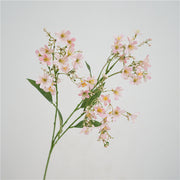 27.5 Inch Artificial Daphne Flowers Bouquet, Yellow and White, Spring Floral Arrangement, Bulk Wholesale