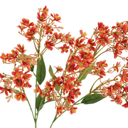 27.5 Inch Artificial Daphne Flowers Bouquet, Yellow and White, Spring Floral Arrangement, Bulk Wholesale