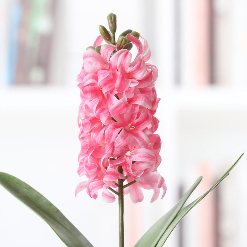 16 Inch Artificial Hyacinth Stems 10 Pcs Real Touch Silk Flowers Bulk