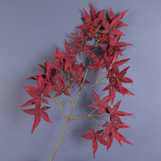 28 Inch Artificial Fall Maple Leaf Stems Branches 10 Pcs Autumn Decor