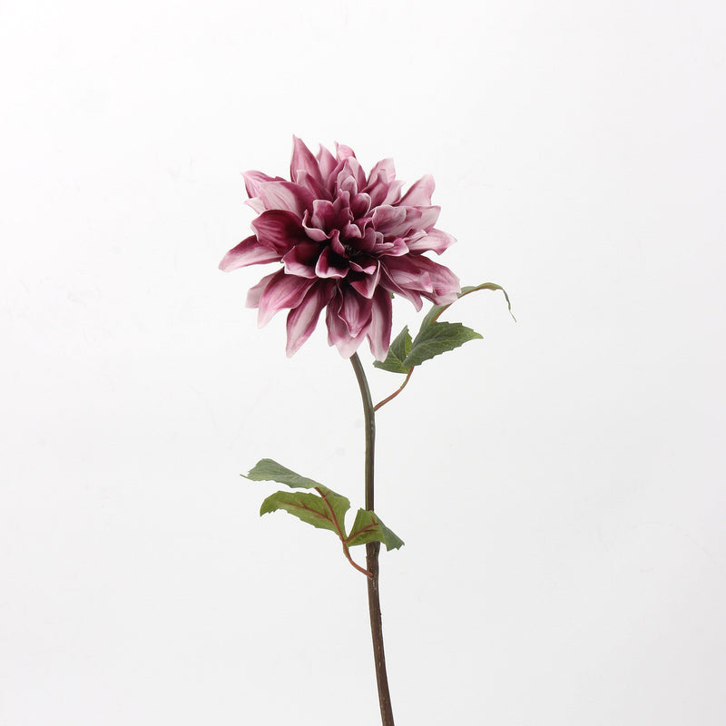 21 Inch Dahlia Artificial Flower Stem Spray, Real Touch, Bulk Quantity