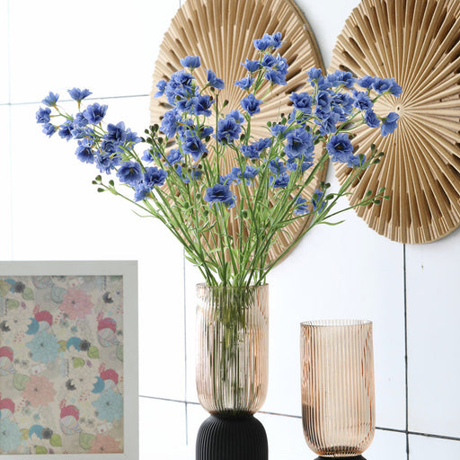 32 Inch Silk Delphinium Stems Spray Artificial Flowers Bulk for Centerpieces