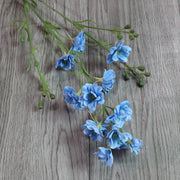 32 Inch Silk Delphinium Stems Spray Artificial Flowers Bulk for Centerpieces