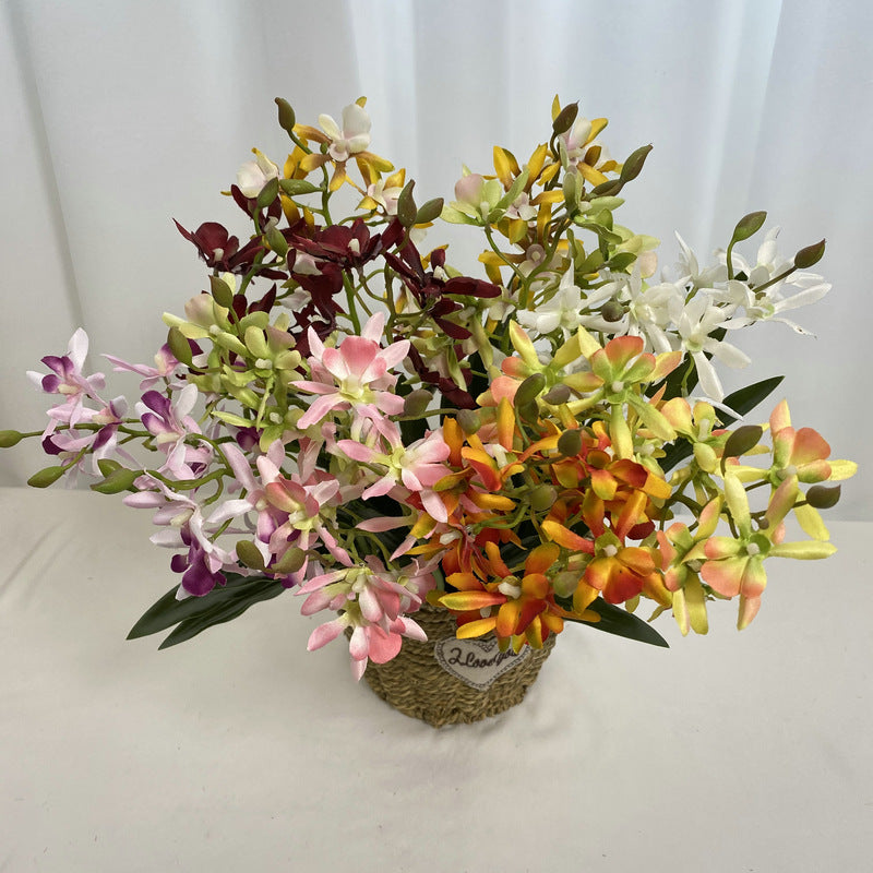 18.9 Inch Dendrobium Artificial Orchid Stems Bulk Quantity